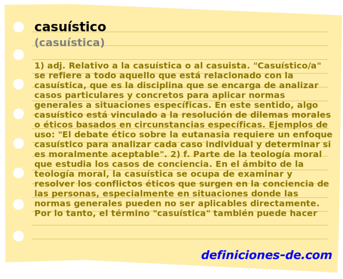 casustico (casustica)
