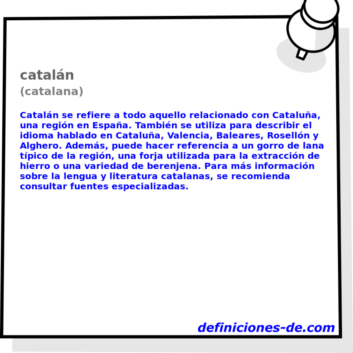cataln (catalana)