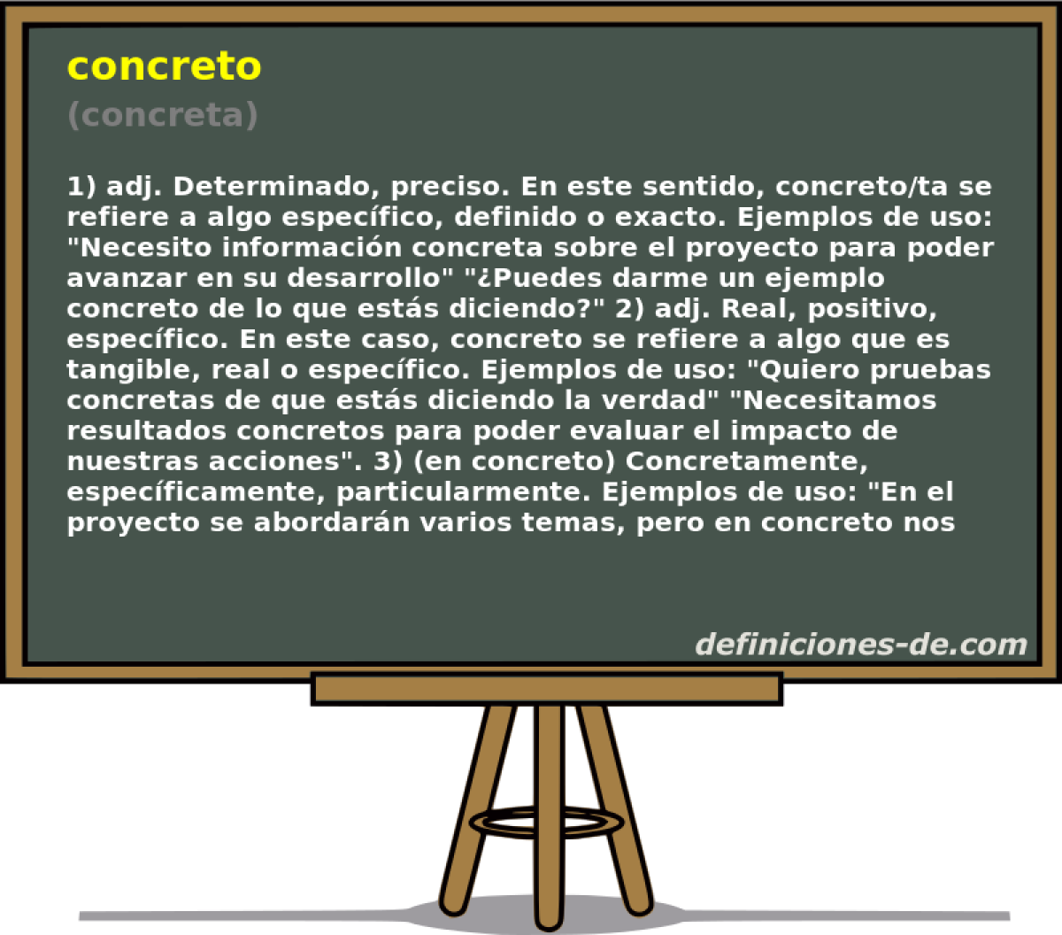 concreto (concreta)
