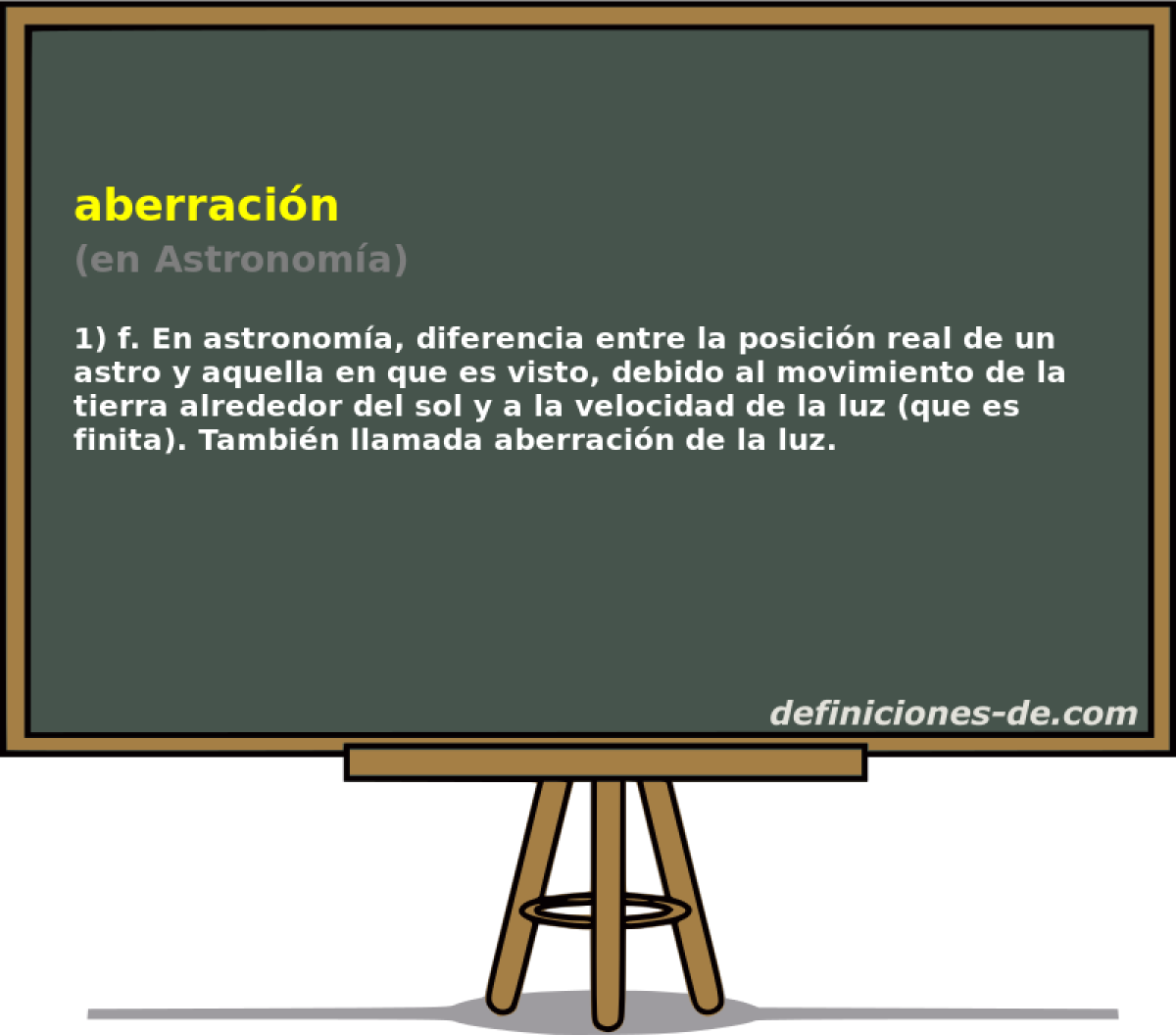 aberracin (en Astronoma)