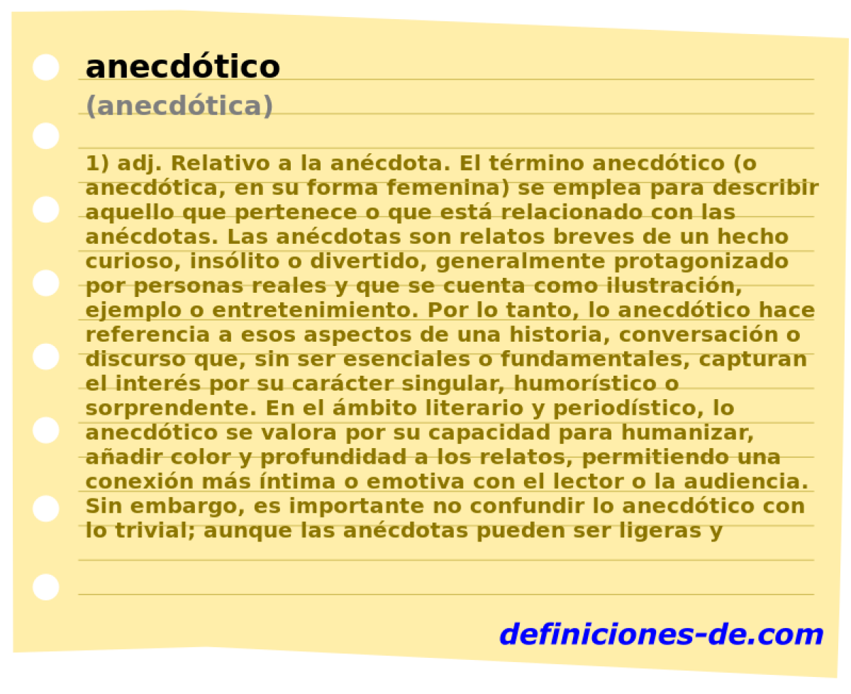 anecdtico (anecdtica)
