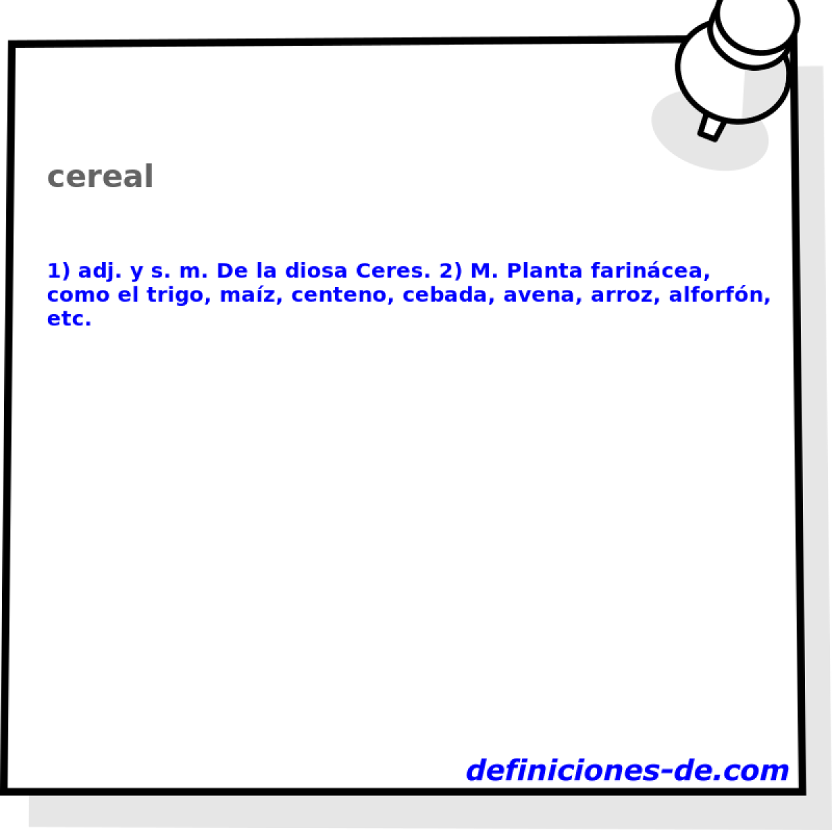 cereal 
