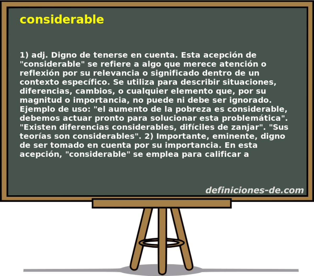 considerable 