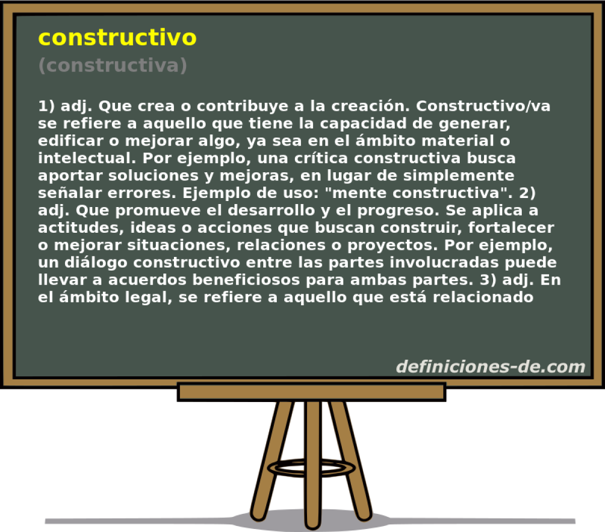 constructivo (constructiva)