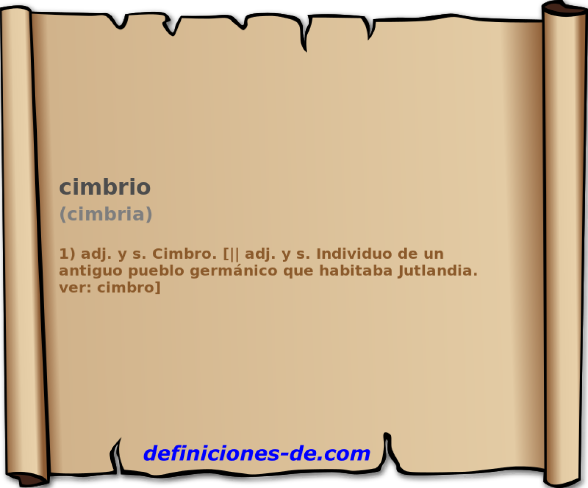 cimbrio (cimbria)