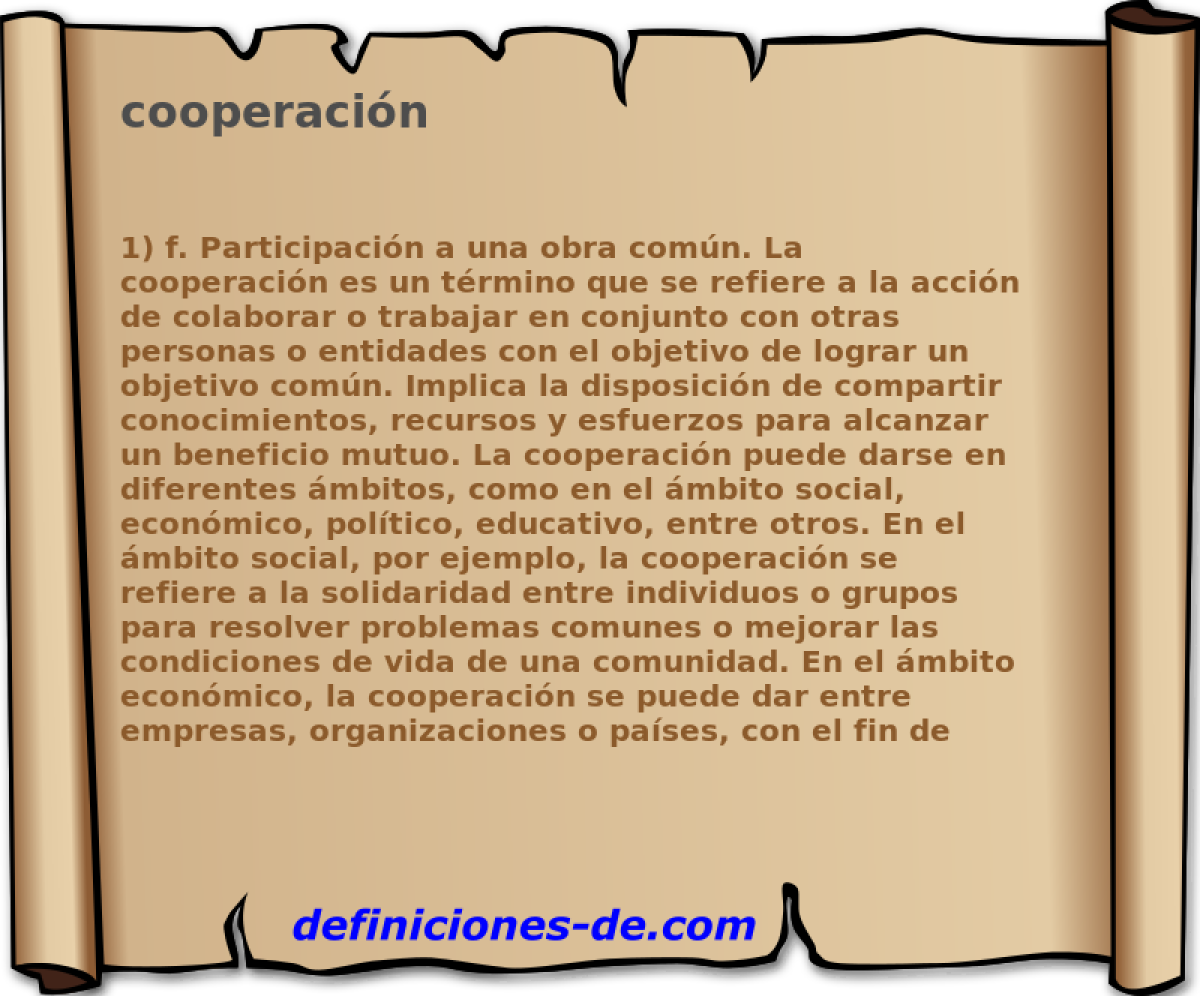cooperacin 
