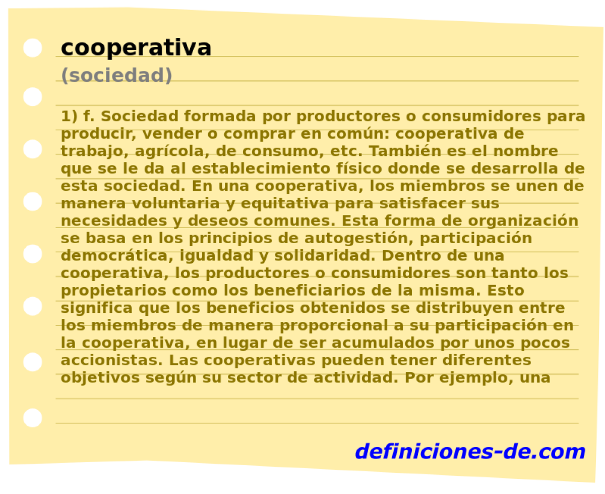 cooperativa (sociedad)