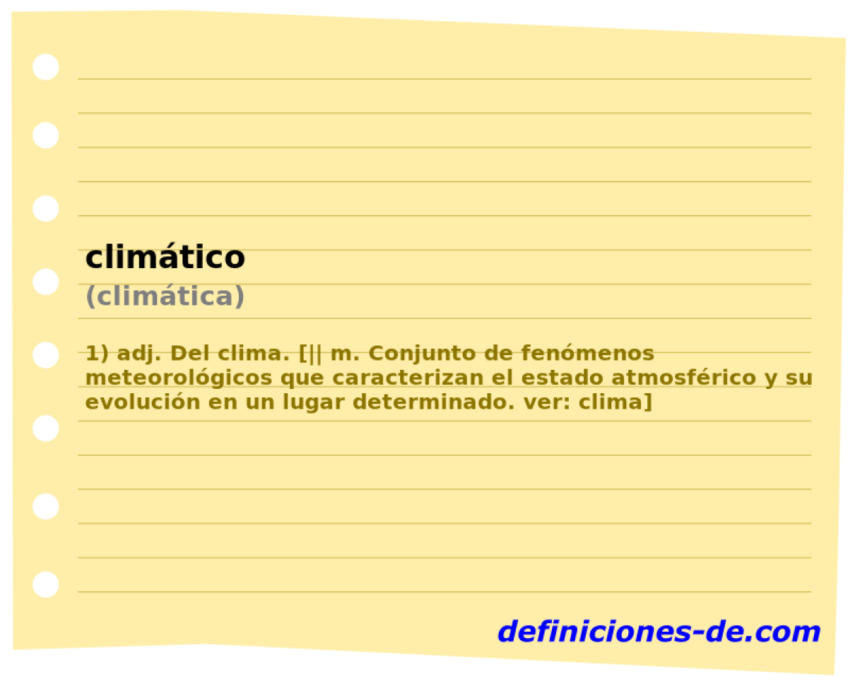 climtico (climtica)