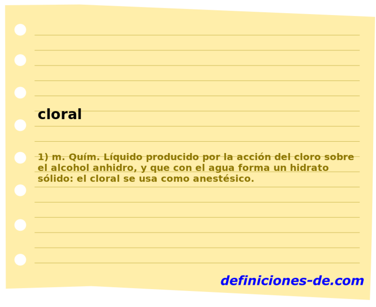cloral 