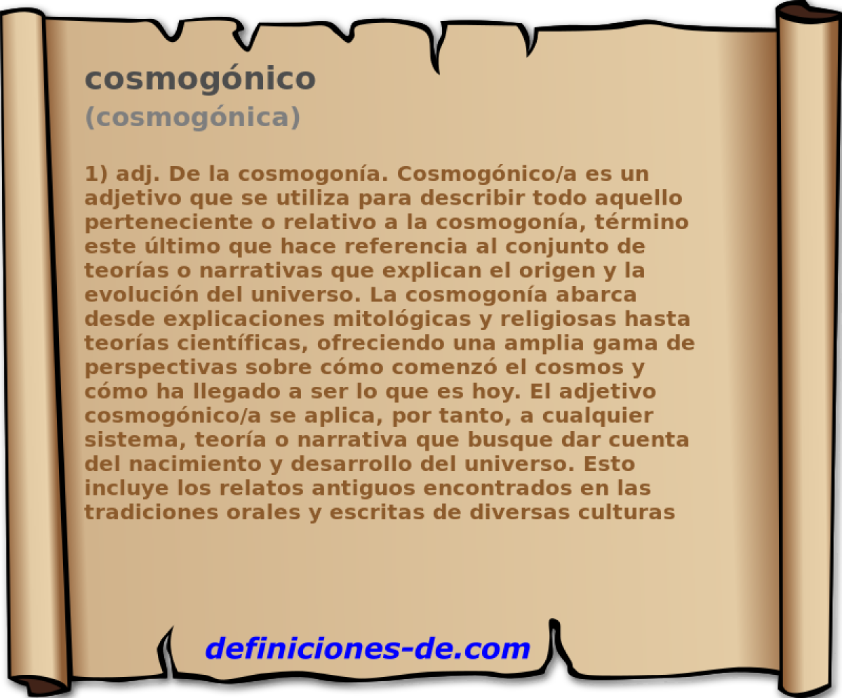 cosmognico (cosmognica)