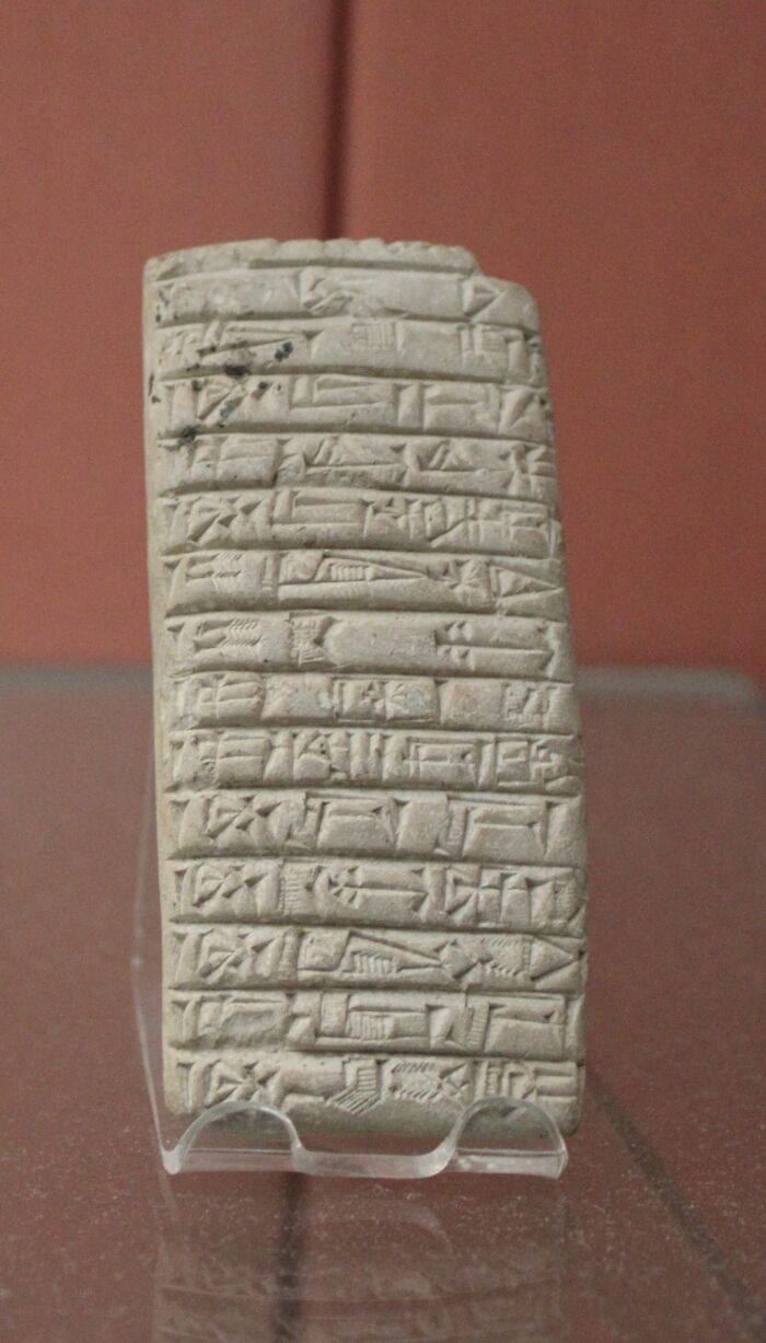 Tabla administrativa de Girsu (Tello), perodo acadio (ND, c. 2250 a.C.)