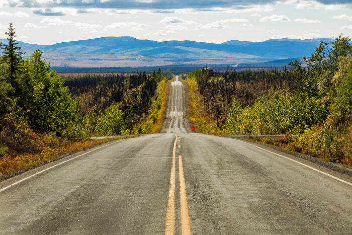 Autopista Taylor, Chicken, Alaska