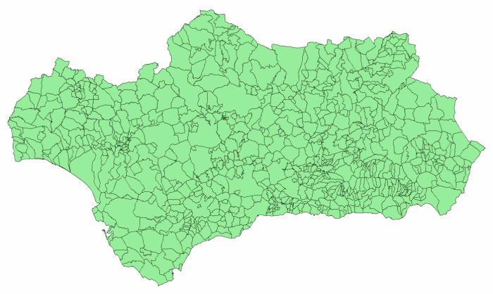 Andaluca: municipipios