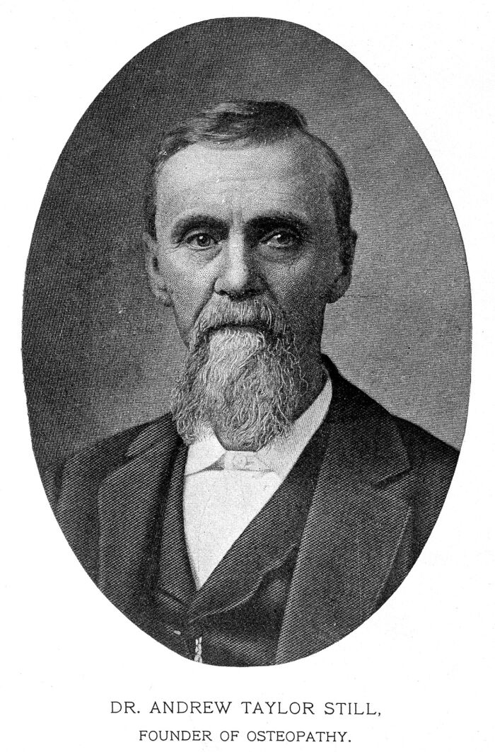 Andrew Taylor Still fue uno de los fundadoeres de la osteopata