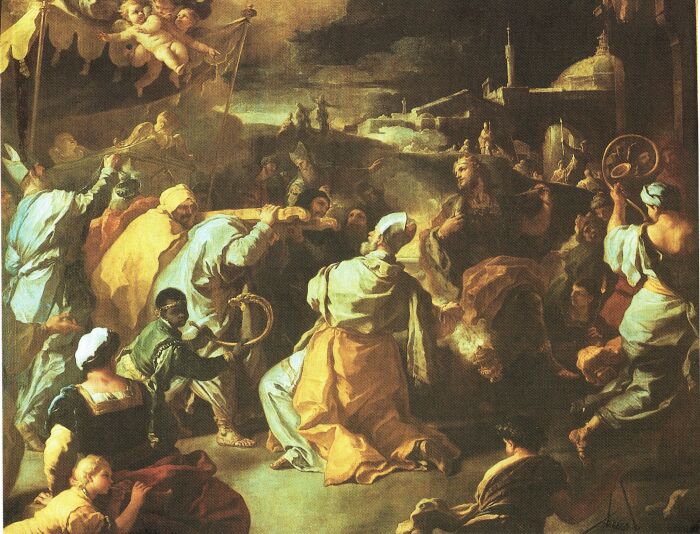 Arca del Testamento. El traslado del Arca de la Alianza, atribuido a Francisco Solimena