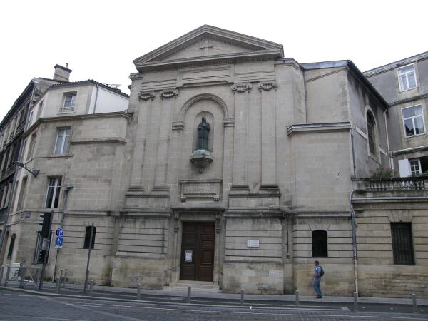 Capilla de la Magdalena y la casa de Chaminade, en Burdeos