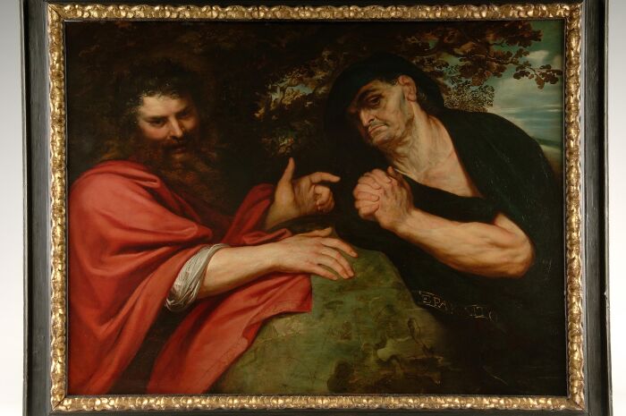 Demcrito y Herclito de Peter Paul Rubens