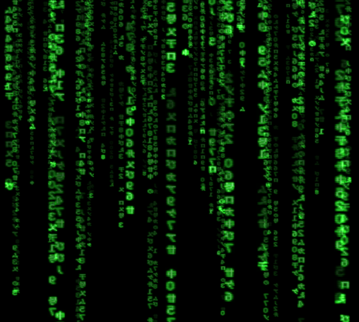 Clsica imagen de The Matrix