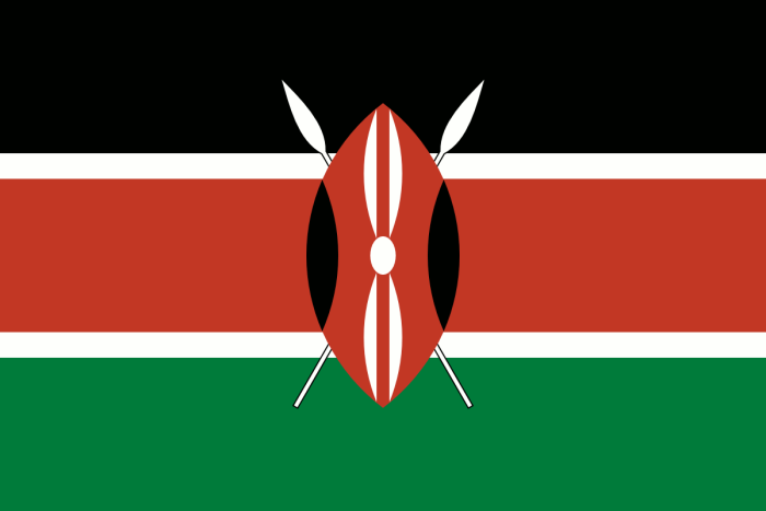 Bandera de Kenia