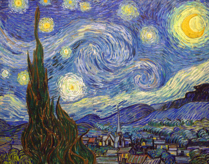 La noche estrellada es la obra maestra de Vincent van Gogh