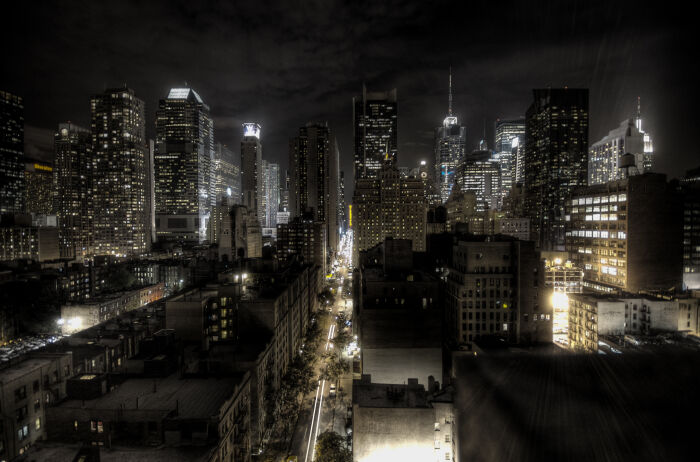 Ciudad de Nueva York por la noche