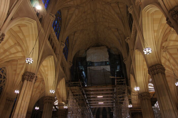Interior de la San Patricio de Nueva York