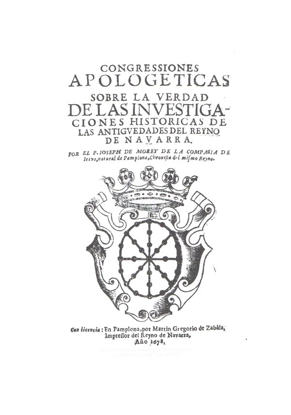 Congresiones apologticas, Moret, 1678