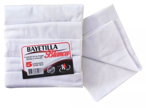 Bayetilla empleada para la limpieza.