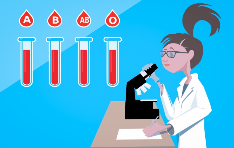 Tipificacin del tipo de sangre.