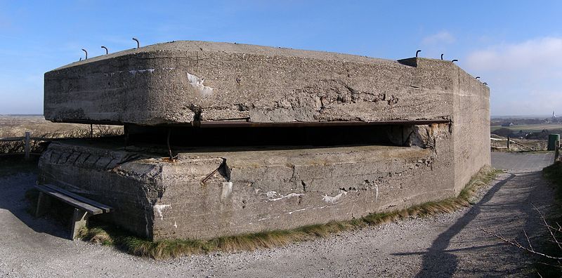 Un bnquer en la isla de Texel, en los Pases Bajos.