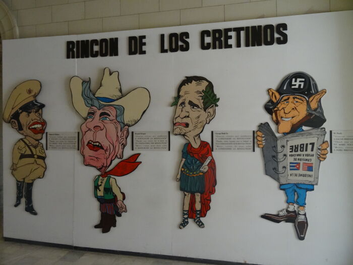 El Museo de la Revolución en Cuba tiene su rincón de los cretinos