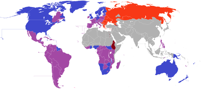 Distribucin del cristianismo en la actualidad