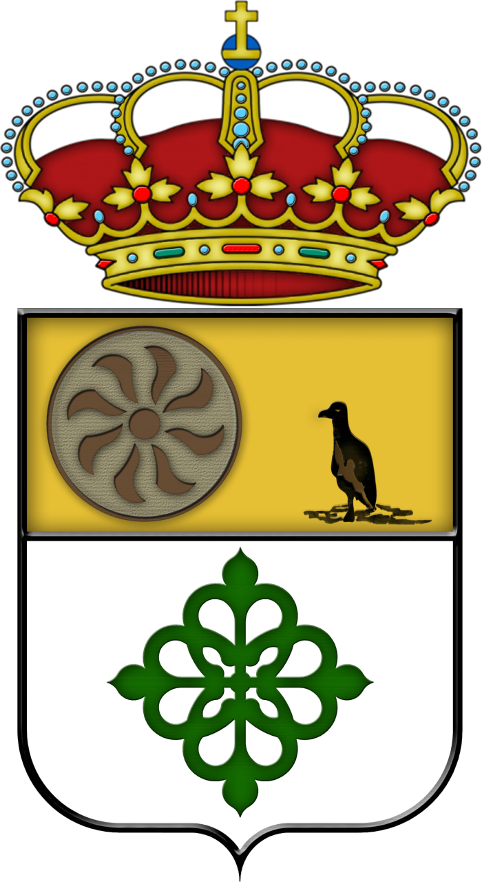 Escudo de San Vicente con una cruz de Alcntara en su inferior