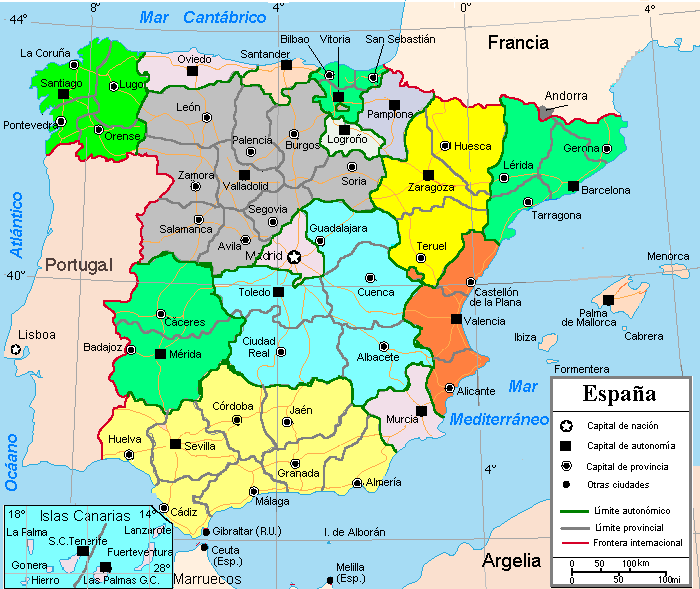 Divisin territorial de Espaa
