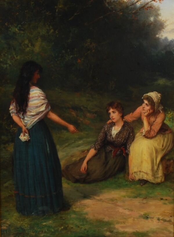 La adivina (The fortune teller) W. Oliver - 1886.