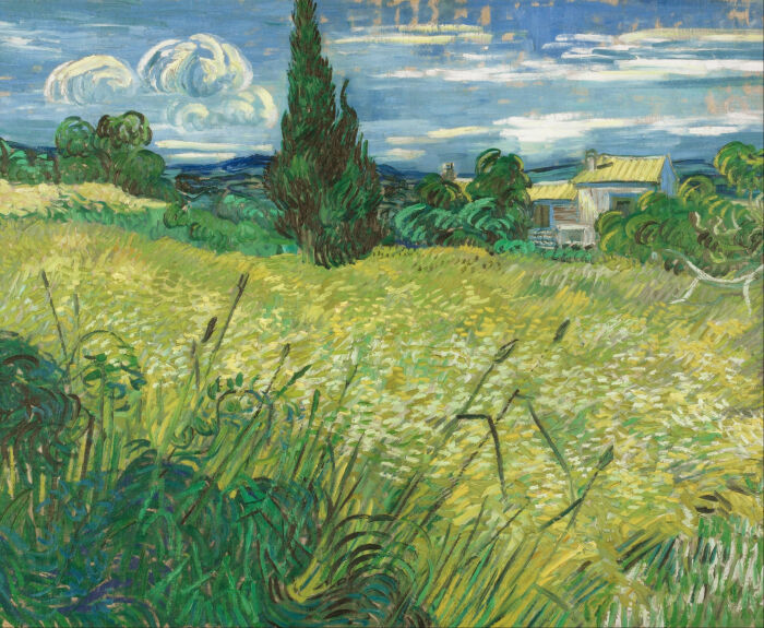 Un cuadro verdinoso de Van Gogh
