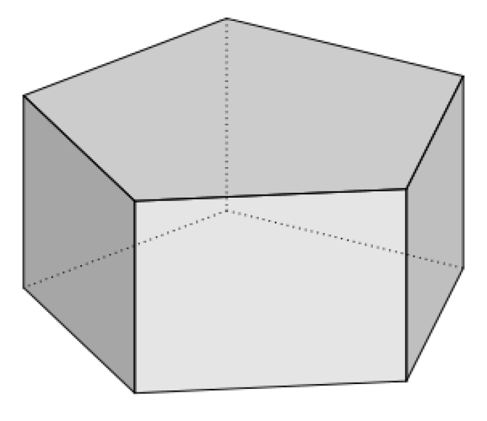 El prisma pentagonal es un heptaedro
