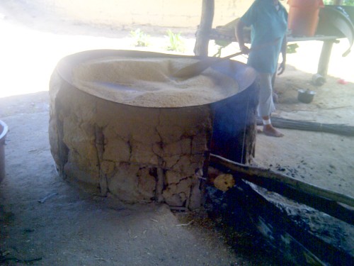 Preparación del mañoco