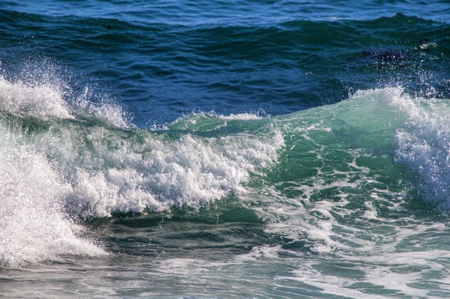 Oleaje en el mar.