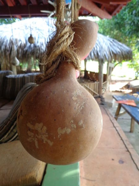 Poronga empleada para transportar agua