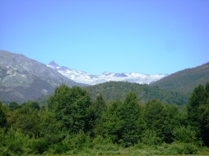 Precordillera de los Andes desde Radal Siete Tazas