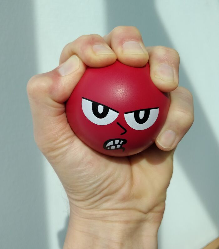 La bola antiestrs puede funcionar como un disipante de las tensiones mentales
