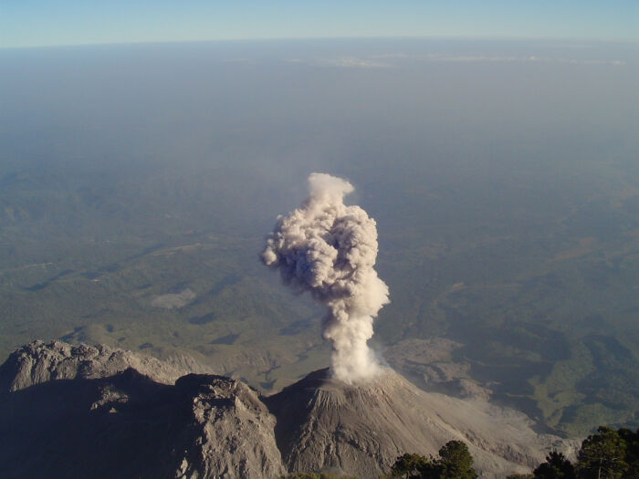 Volcn Santiaguito, Quetzaltenango, Guatemala