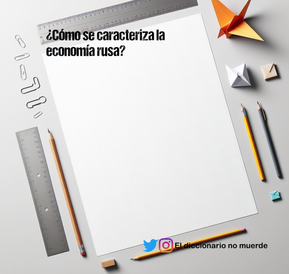 ¿Cómo se caracteriza la economía rusa?