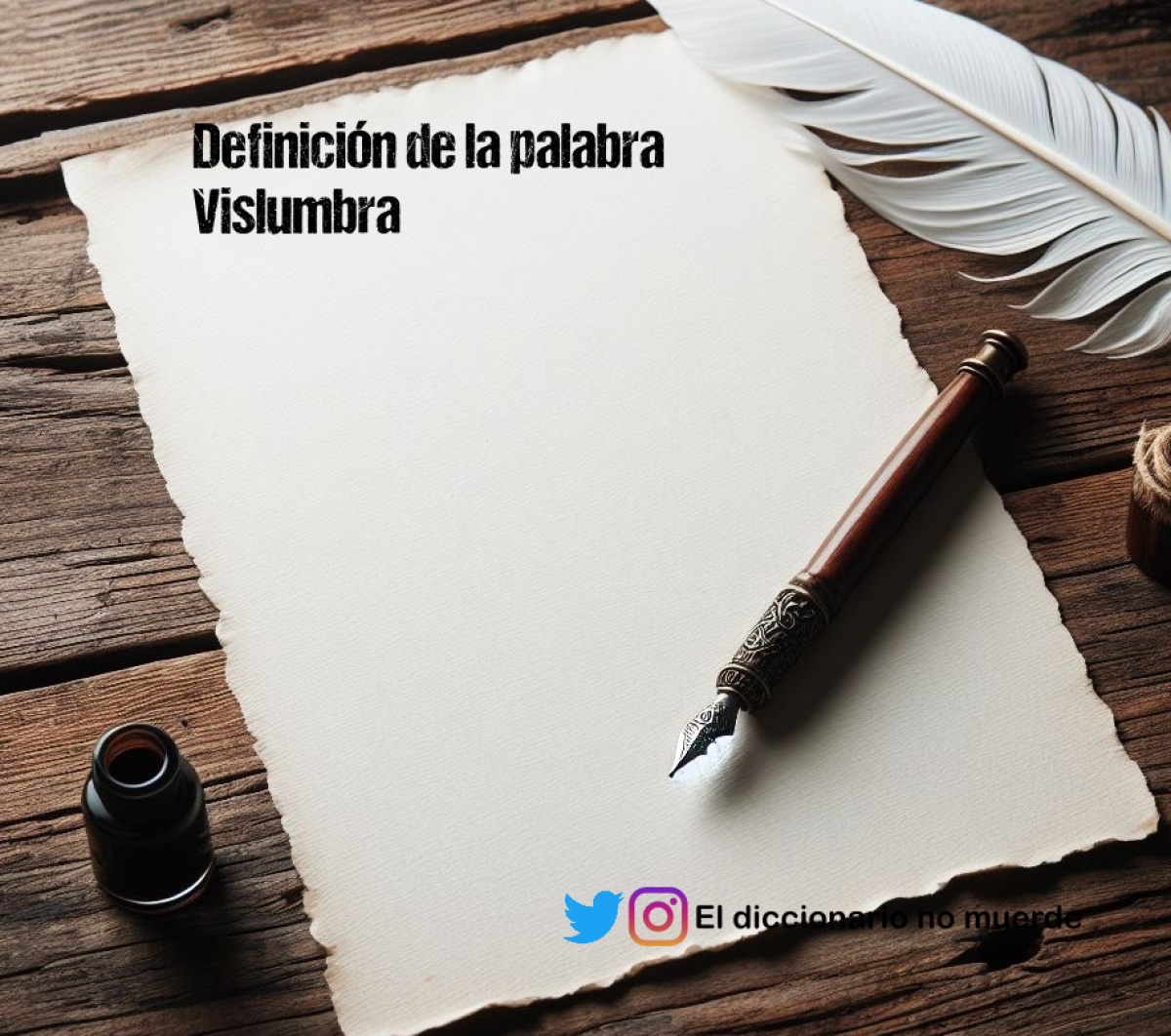 Definición de la palabra Vislumbra 