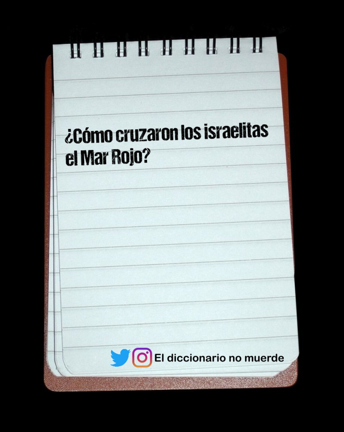 ¿Cómo cruzaron los israelitas el Mar Rojo?