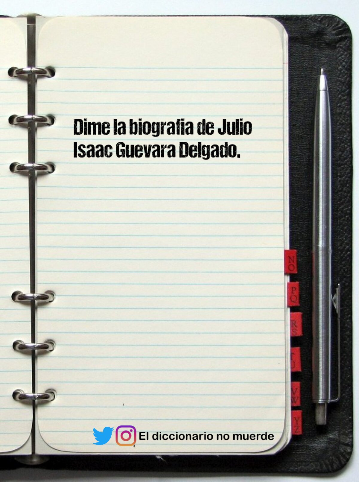 Dime la biografia de Julio Isaac Guevara Delgado.