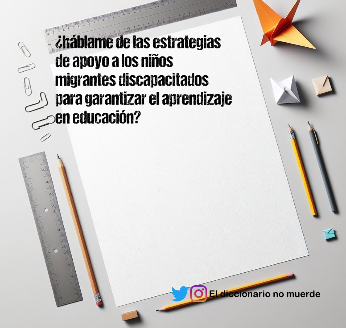 ¿háblame de las estrategias de apoyo a los niños migrantes discapacitados para garantizar el aprendizaje en educación?