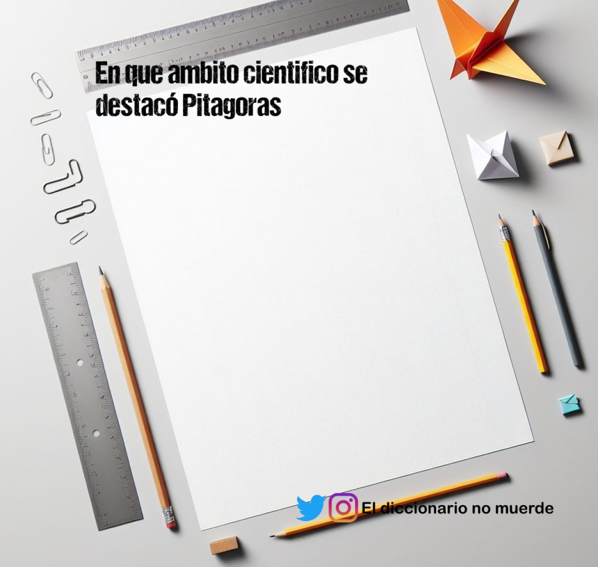 En que ambito cientifico se destacó Pitagoras