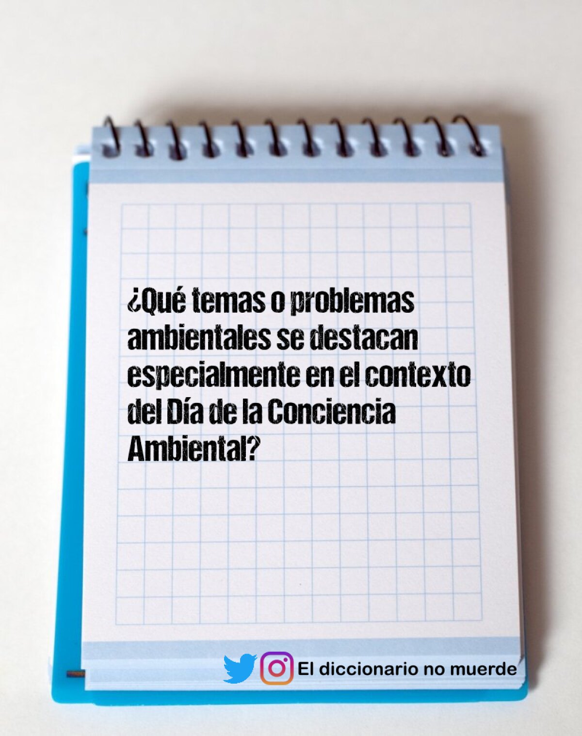 ¿Qué temas o problemas ambientales se destacan especialmente en el contexto del Día de la Conciencia Ambiental?